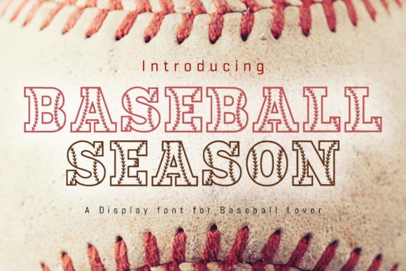 Baseball Season: The Dynamic Display Font for Creative Energy
