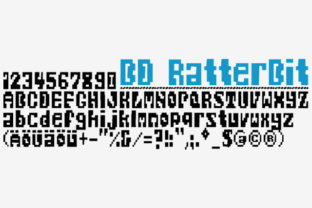 BD RatterBit: The Funky Pixel Font for Modern Projects