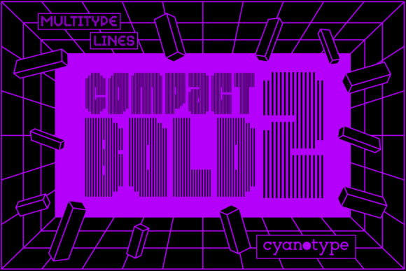Distorted & Trendy: Unlocking MultiType Lines Compact Bold 2