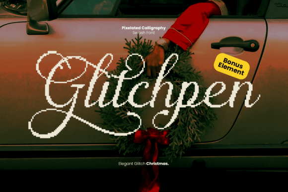 Glitchpen: Where Pixelated Calligraphy Meets Modern Design
