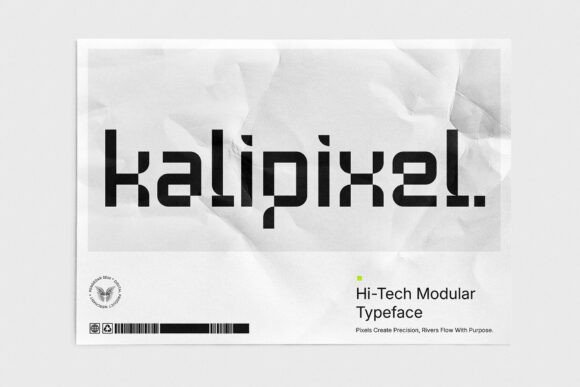 Kalipixel: The Futuristic Typeface for Digital Brands