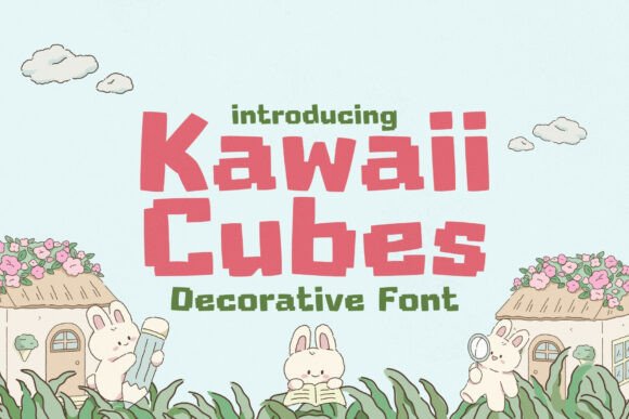 Kawaii Cubes: A Playful Sans Serif with Pixel-Perfect Charm