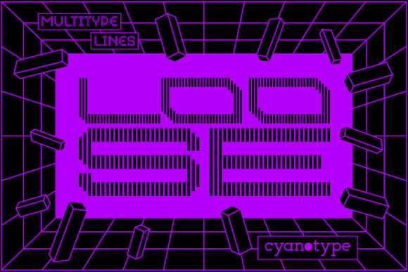 MultiType Lines Loose: A Pixel Font with Modern Edge