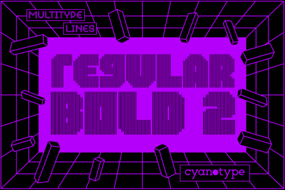 MultiType Lines Regular Bold 2: A Pixel Font with Modern Edge