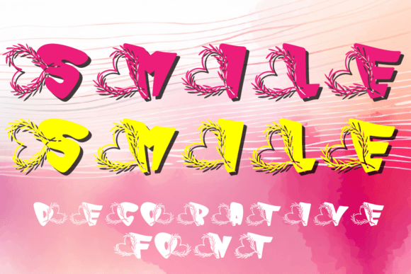 Smile Smile: A Font That Whispers Romance and Joy