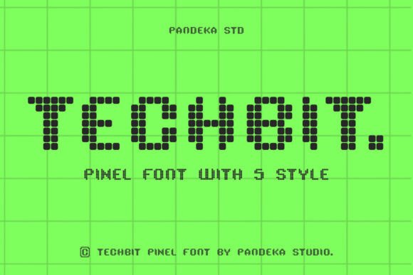 Techbit: A Pixel Font for Modern Digital Projects