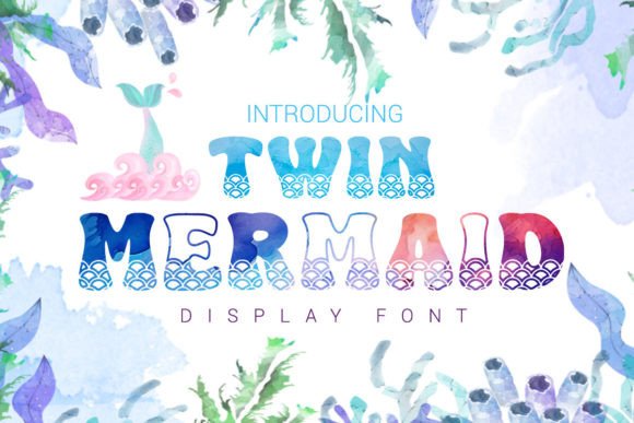 Twin Mermaid: The Quirky Display Font for Bold Designs